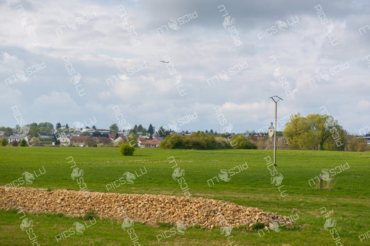 Countryside view of Sandweiler, Luxembourg