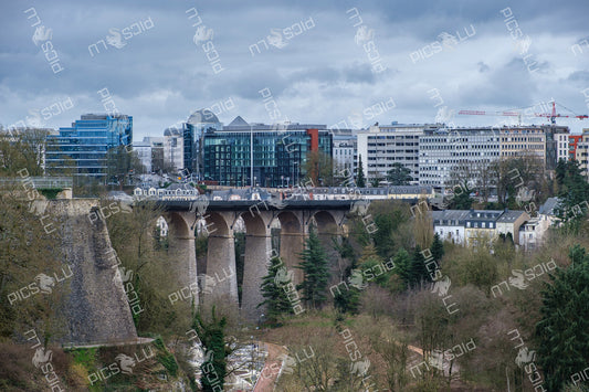 Passerelle Bridge Over Pétrusse Valley