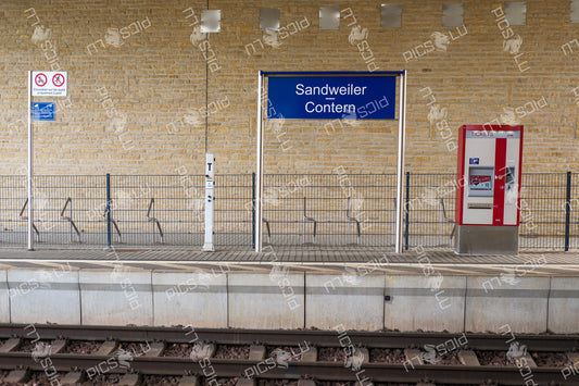 Ticket machine at Sandweiler-Contern station