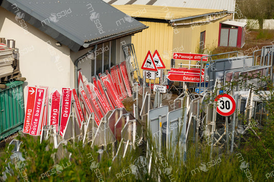 Traffic Sign Depot in Sandweiler