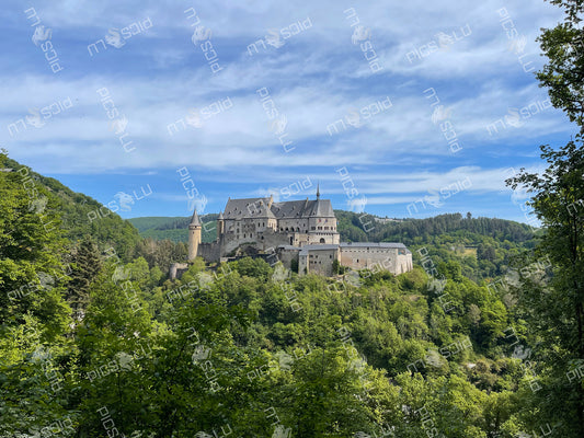 Vianden Castle in the Ardennes