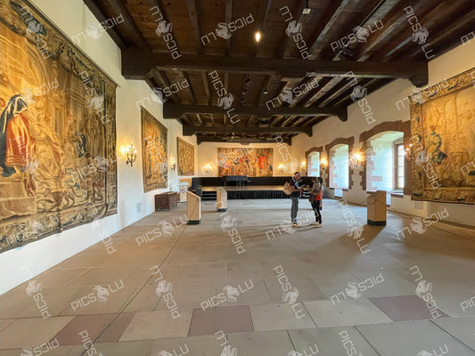 Tapestry gallery in Vianden Castle