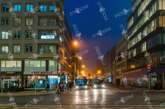 Evening Commute on Boulevard Royal
