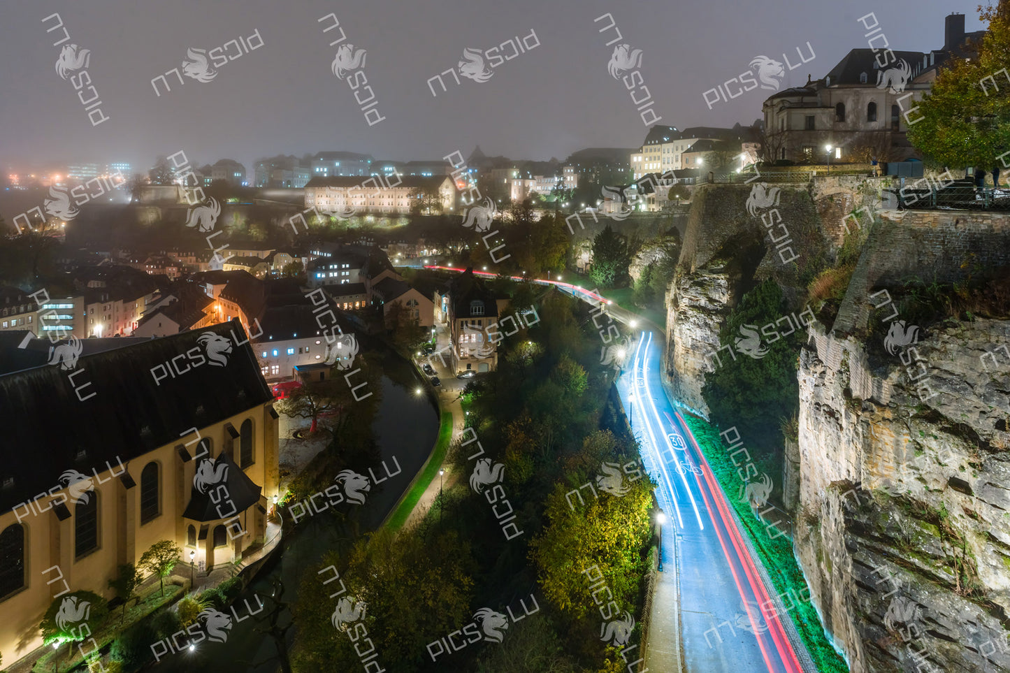 Night Lights of the Old Quarters