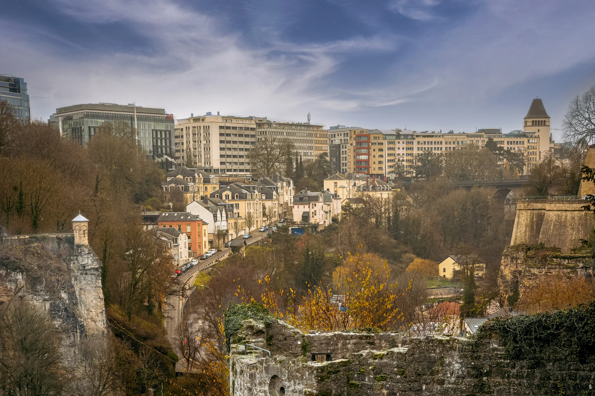 Panorama of Luxembourg City